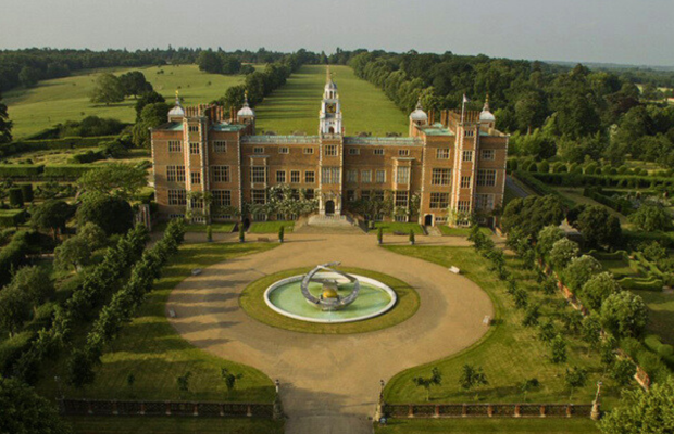 Fireworks event near Hatfield House
